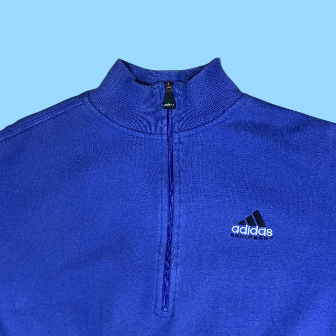 Vintage Adidas Equipment q-zip sweater - M