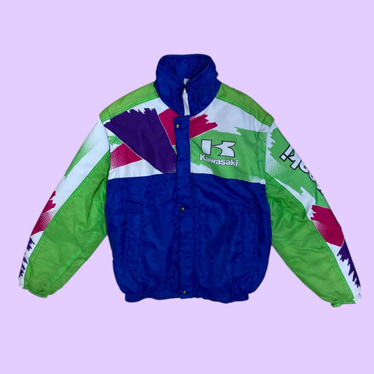 Vintage Kawasaki racing jacket - L
