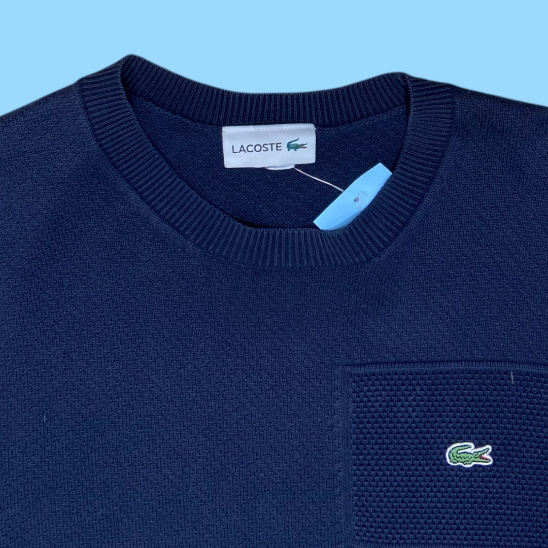 Navy blue Lacoste jumper - M