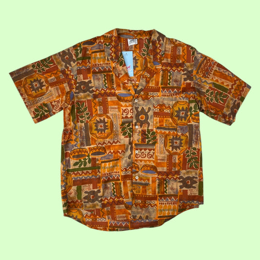 Vintage exotic shirt - L
