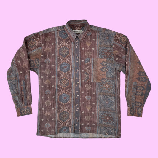 Vintage Angelo Litrico longsleeve shirt - M