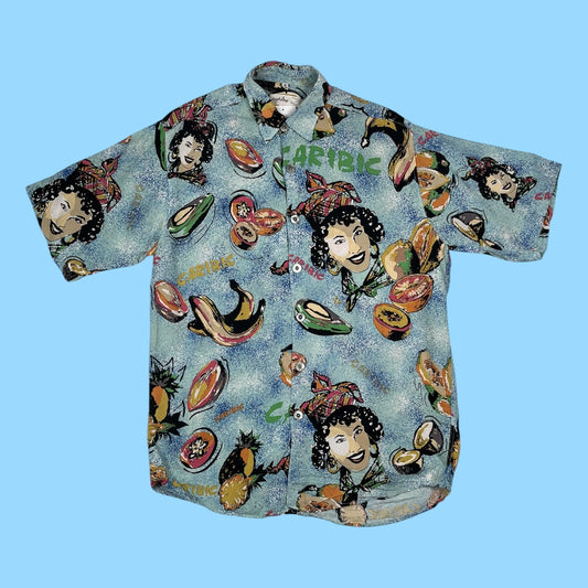 Vintage Angelo Litrico exotic shirt - M