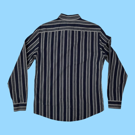 Vintage Armani Jeans striped shirt - L
