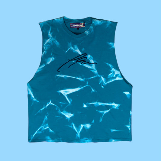 Vintage tie-dye tank top - XL
