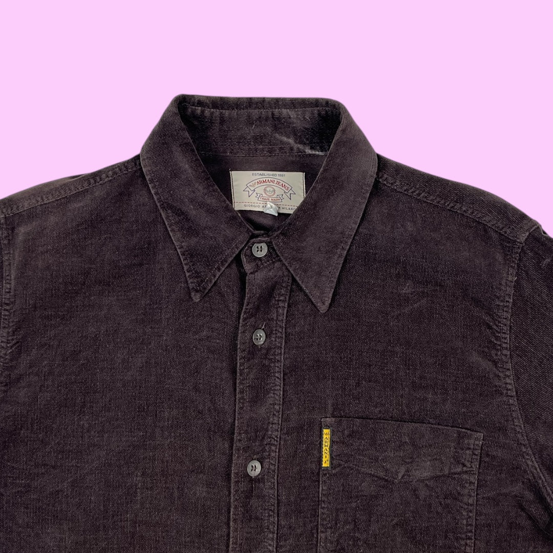 Vintage Armani jeans flannel shirt - S
