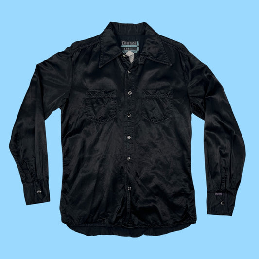 Vintage Diesel satin shirt - M