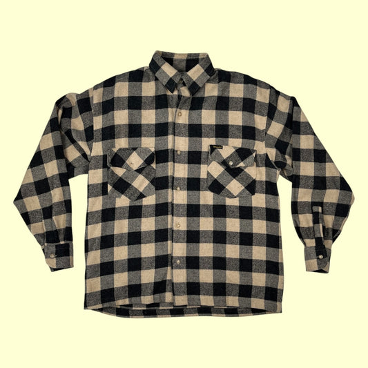Vintage Wrangler heavy flannel shirt - M