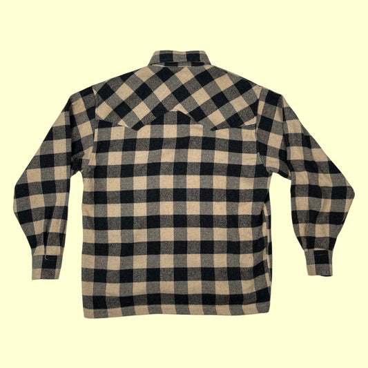 Vintage Wrangler heavy flannel shirt - M
