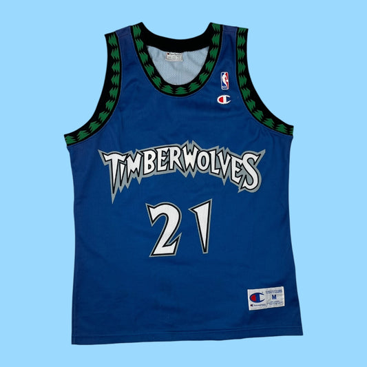 Vintage Champion Garnett Timberwolves jersey - M