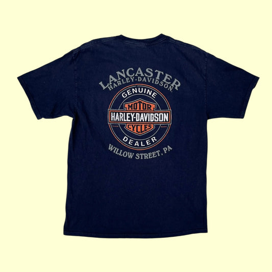 Vintage Harley Lancaster t-shirt - L