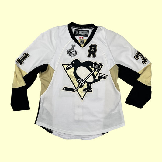 Vintage Reebok Penguins 2009 Stanley Cup final Malkin jersey - XL