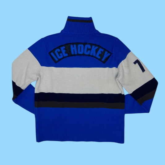 Vintage Gas q-zip wool jumper - M