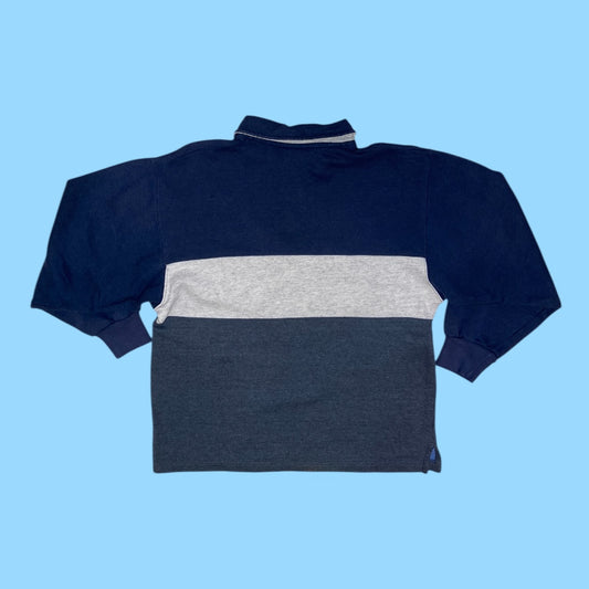 Vintage Champion polo sweater - S