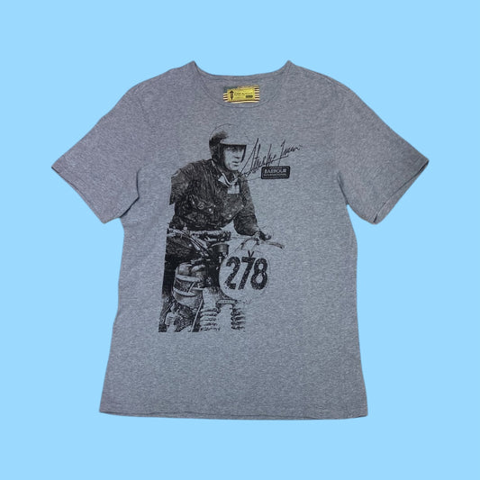 Vintage Barbour Steve McQueen t-shirt - XL