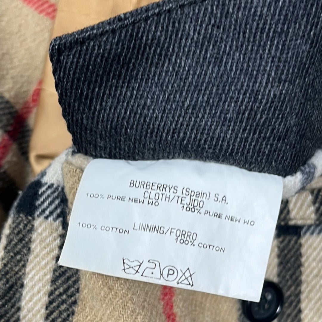 Vintage Burberry pure new wool coat - XL