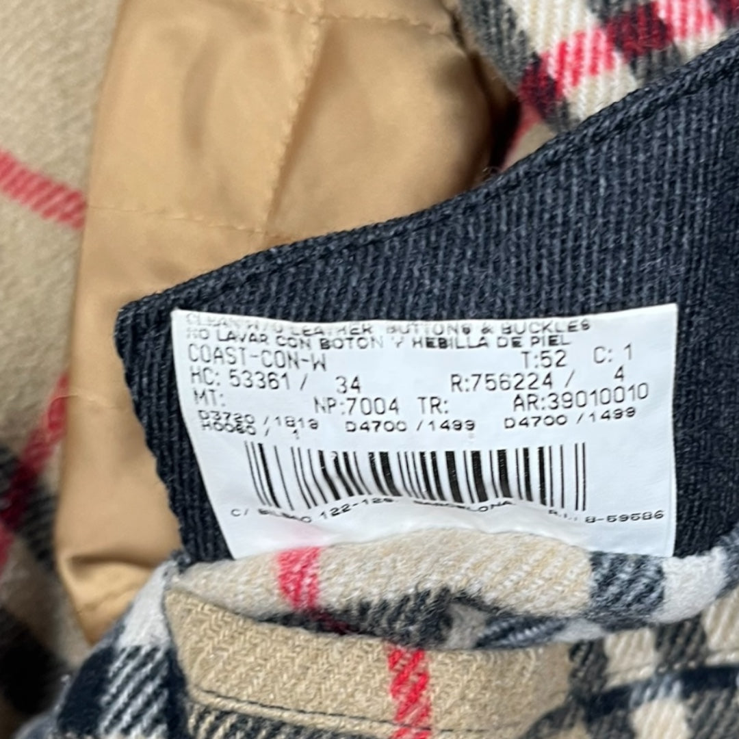 Vintage Burberry pure new wool coat - XL