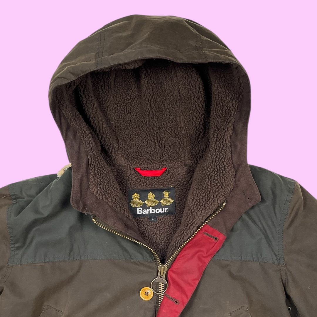 Vintage barbour wax parka - L