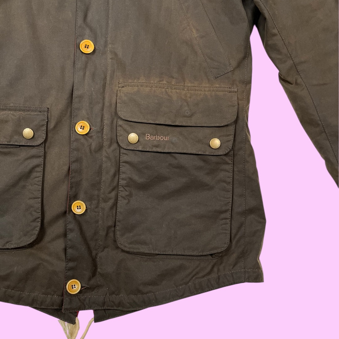 Vintage barbour wax parka - L