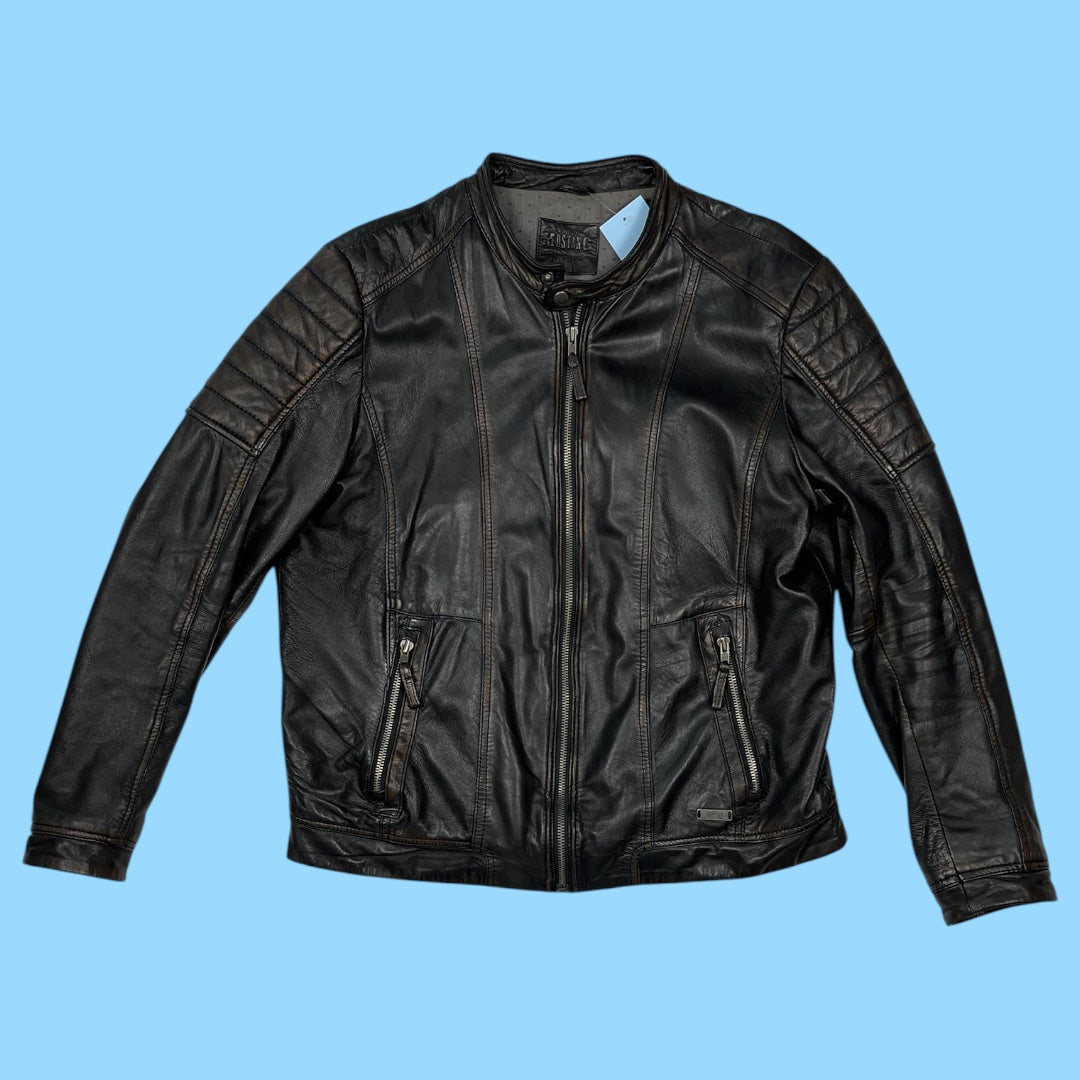 Vintage Mustang leather jacket - XL