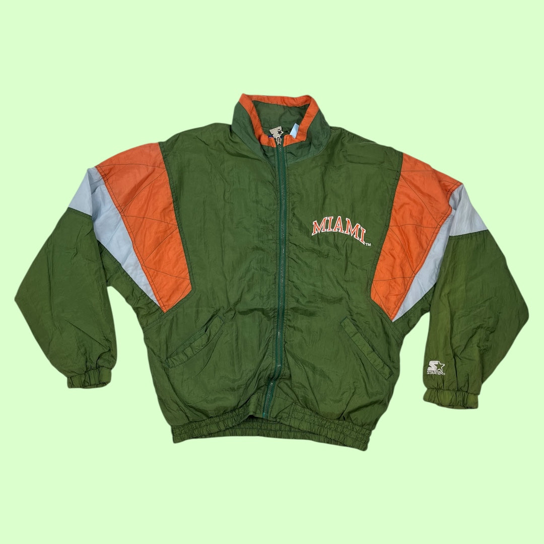 Vintage starter Miami Hurricanes jacket - M