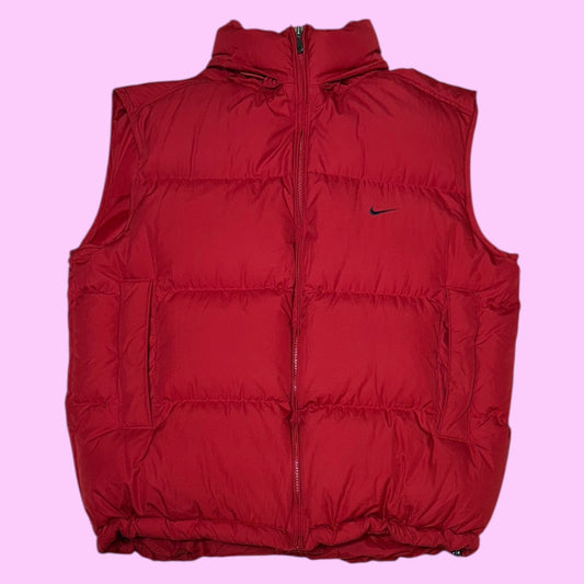 Vintage Nike down bodywarmer - M