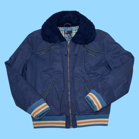 Vintage Diesel sherpa jacket - M