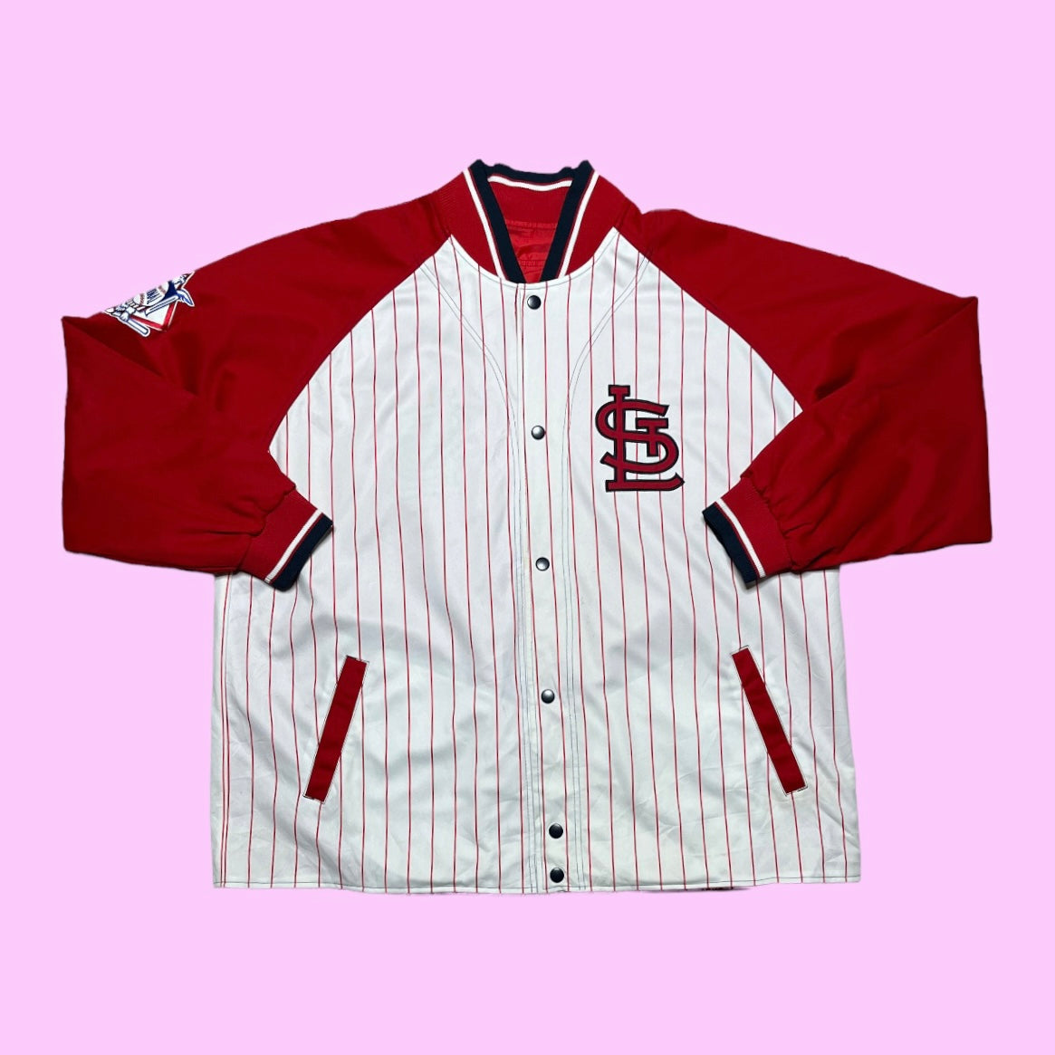Vintage Reversible Cardinals Jacket - XXL