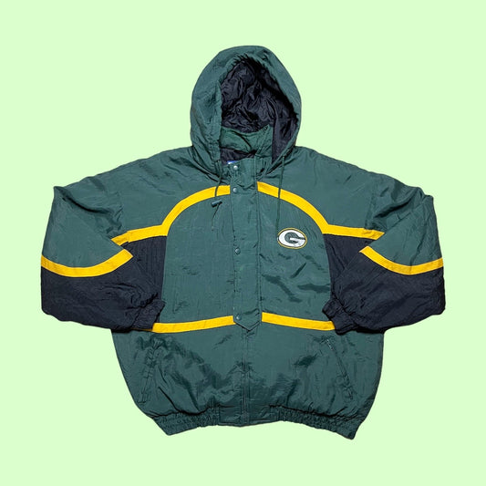 Vintage Logo7 Packers Jacket - 2XL