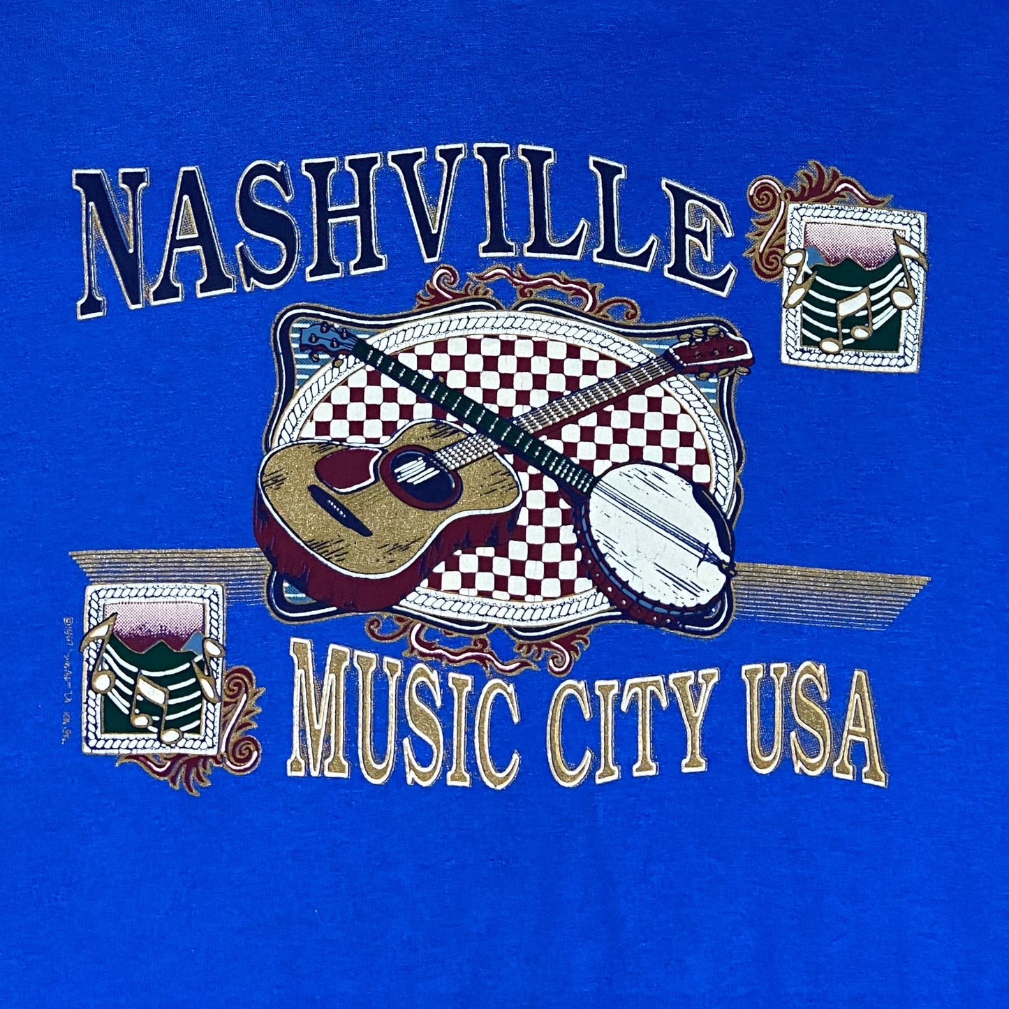 Vintage 1994 Nashville blues t-shirt - XL