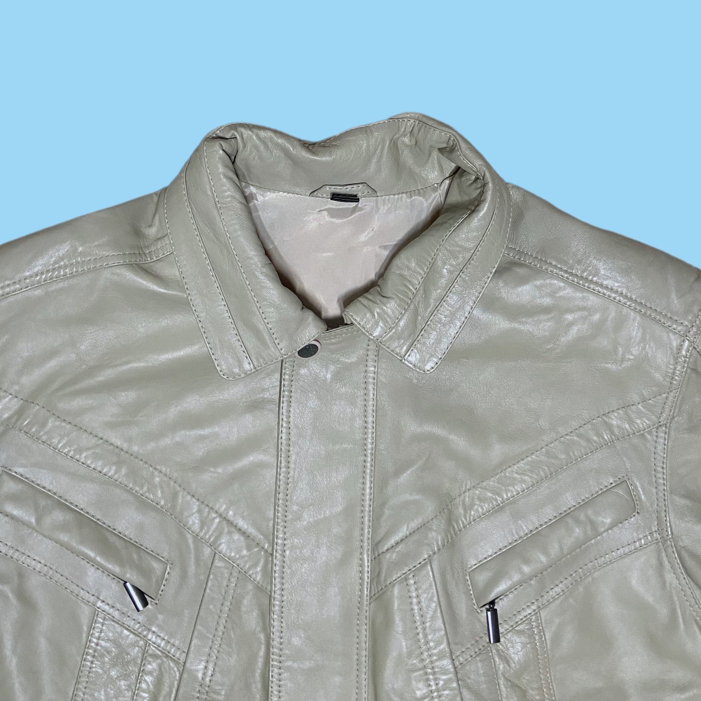 Vintage leather jacket - XL