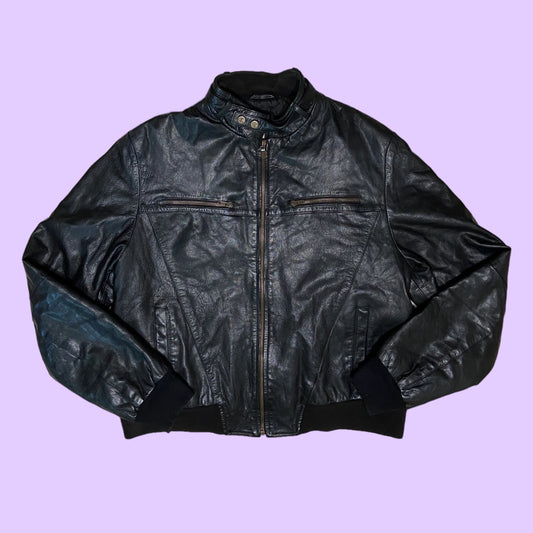 Vintage Calvin Klein leather jacket - XL