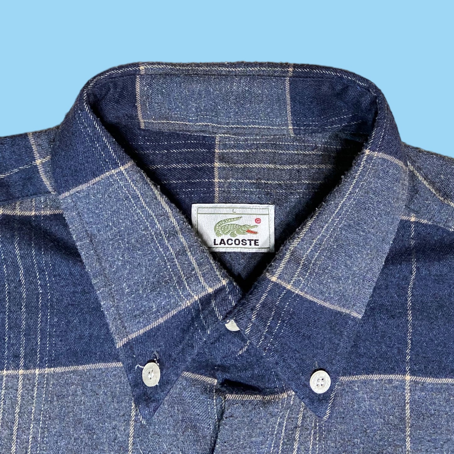 Vintage Lacoste flannel shirt - L
