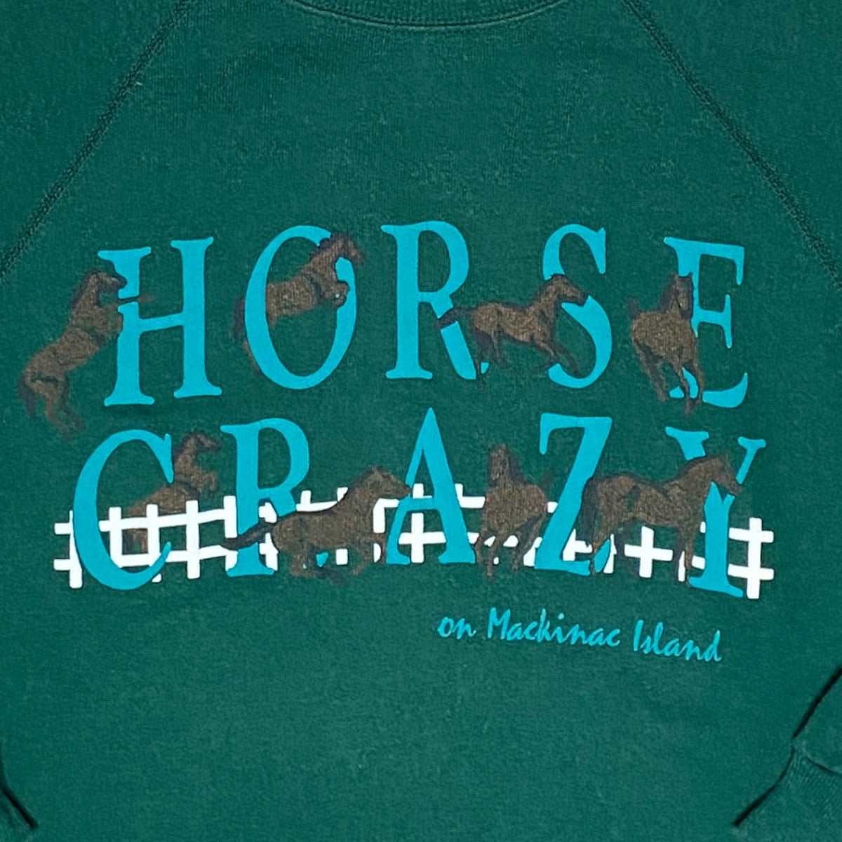Vintage horse crazy sweater - L