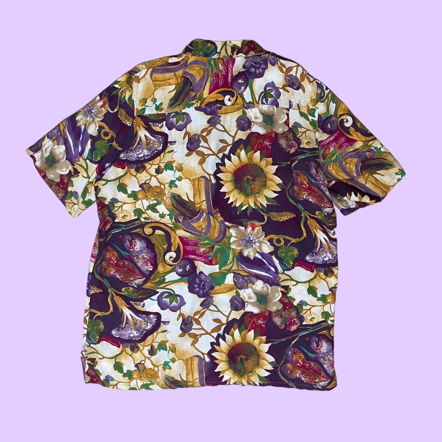 Vintage floral blouse - XL