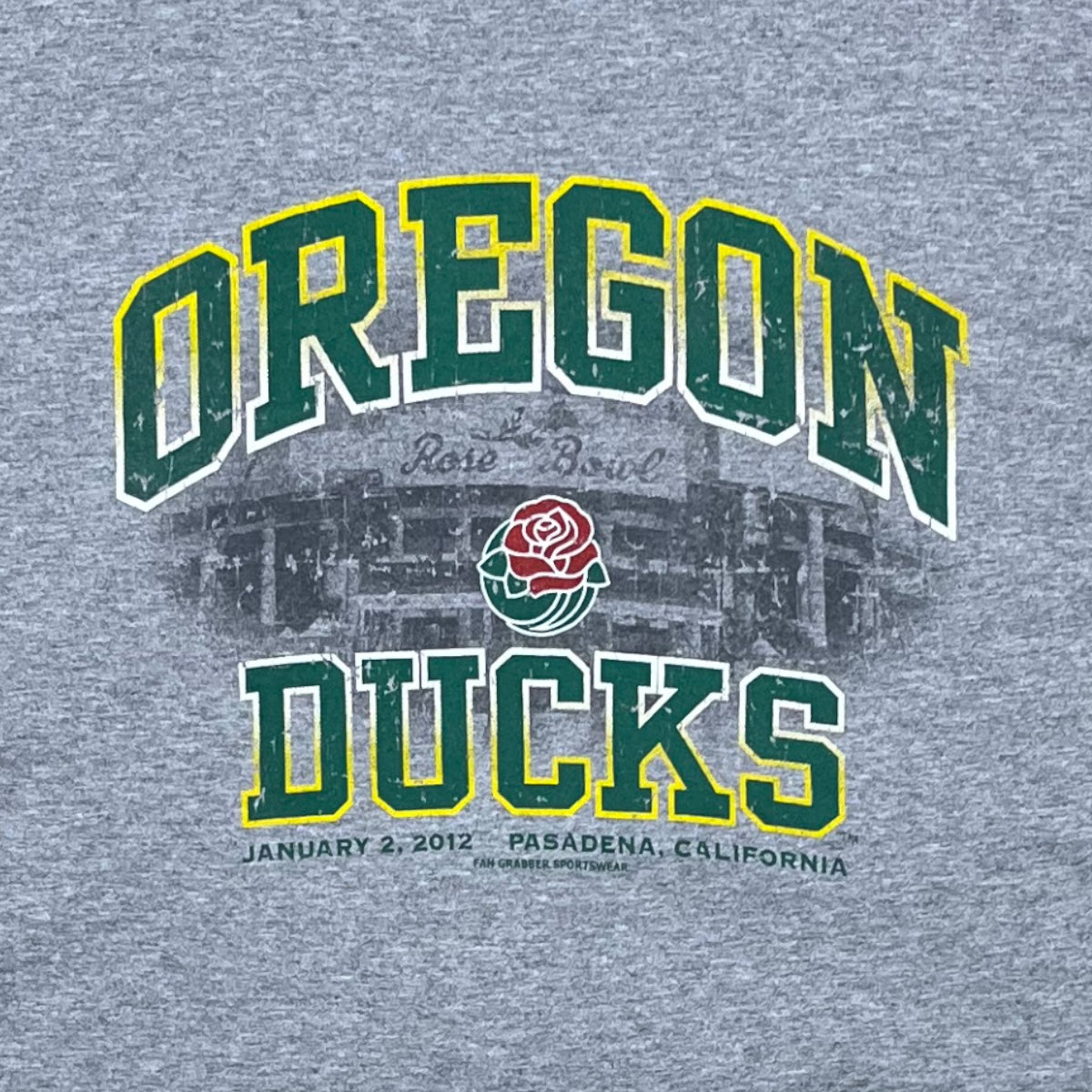Oregon Ducks Rose Bowl T-Shirt - XL