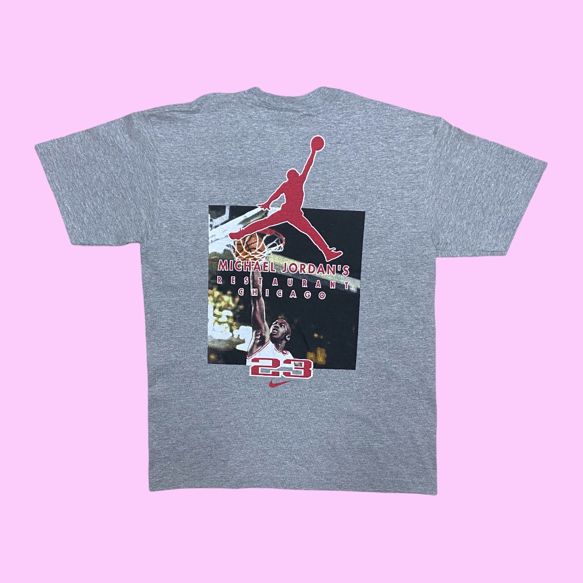 Deadstock Vintage Nike Michael Jordan's The Restaurant T-Shirt - S (Youth)