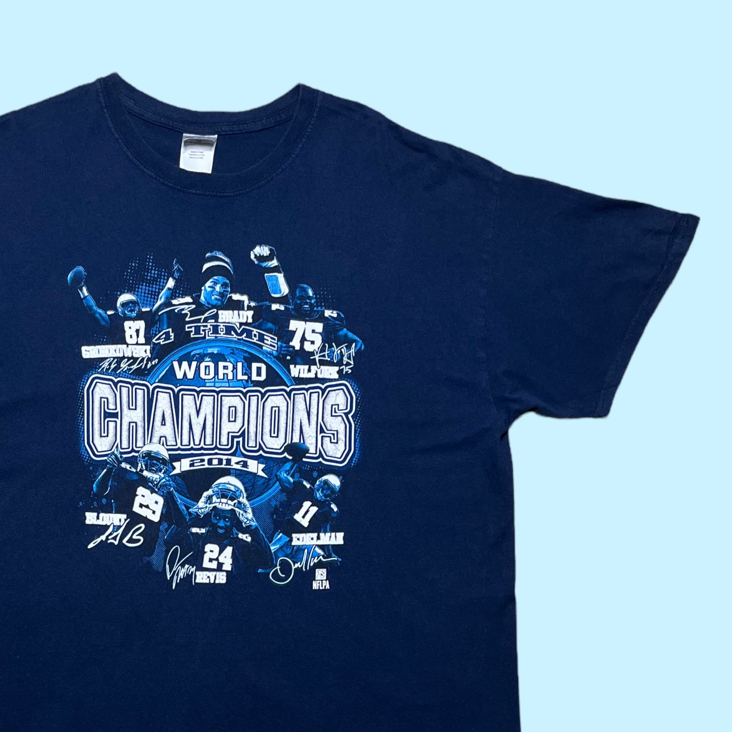Patriots 2014 World Champions T-Shirt - XL