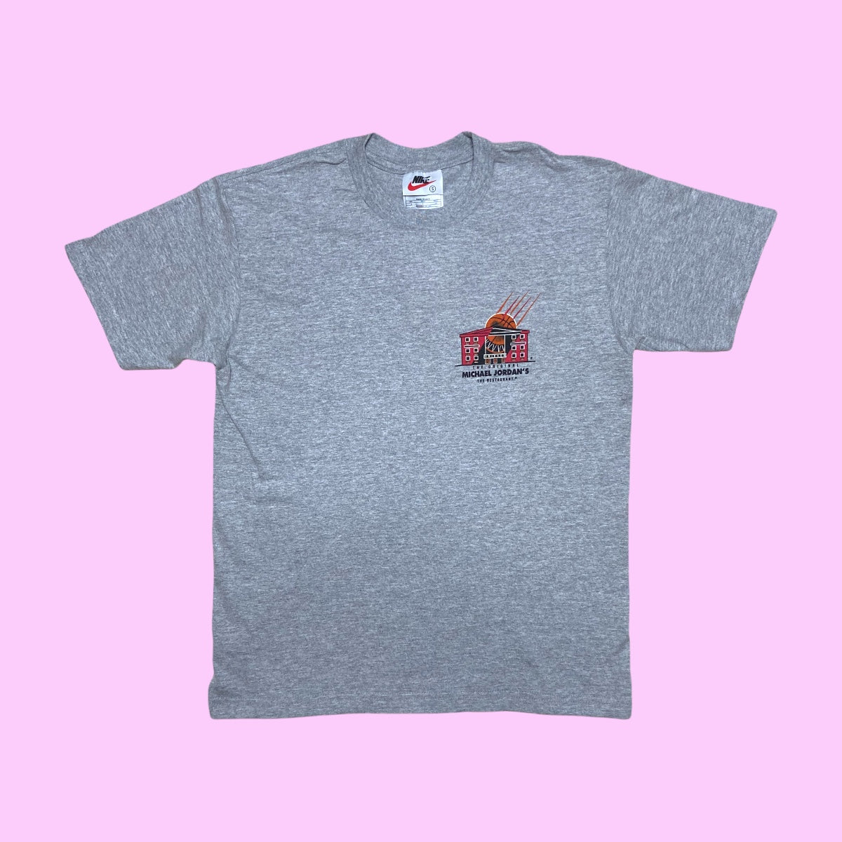 Deadstock Vintage Nike Michael Jordan's The Restaurant T-Shirt - S (Youth)