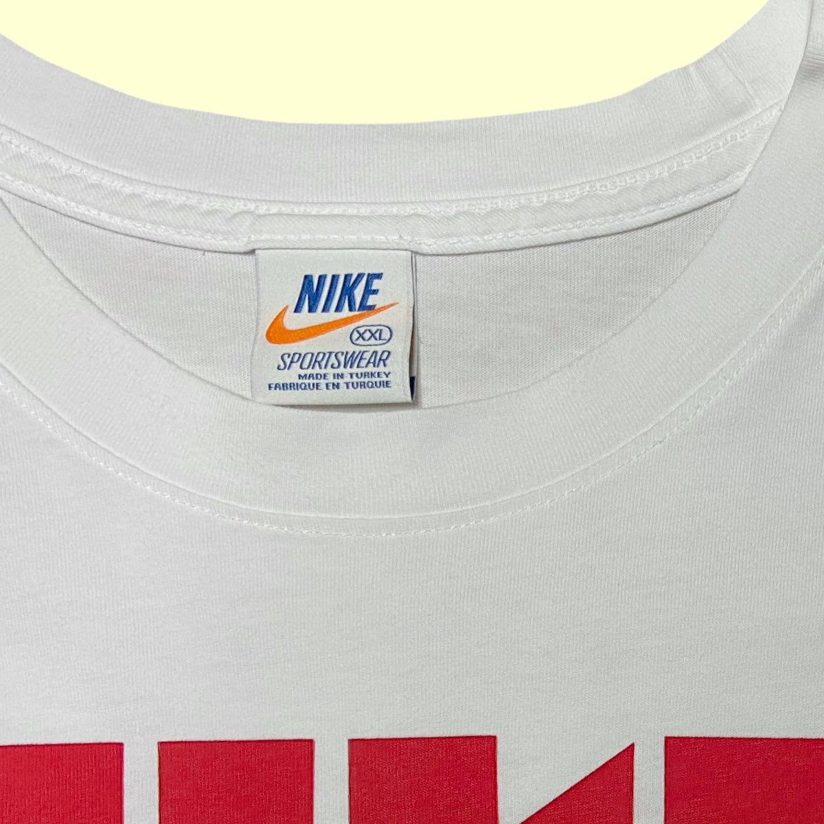 Vintage Nike Blockletter T-Shirt - 2XL