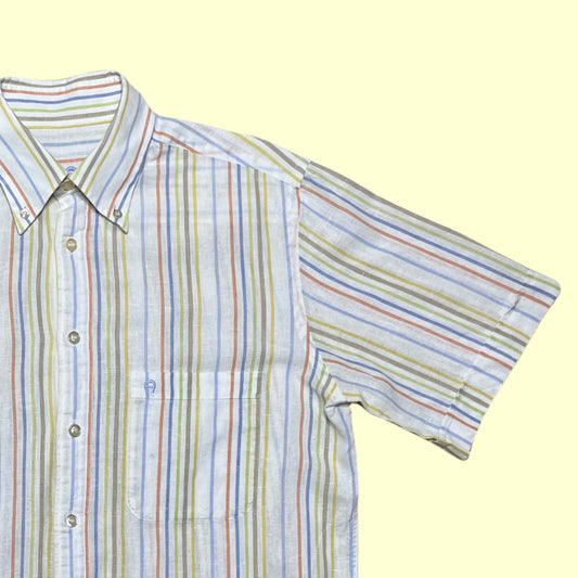 Vintage Striped Aigner Shirt - L