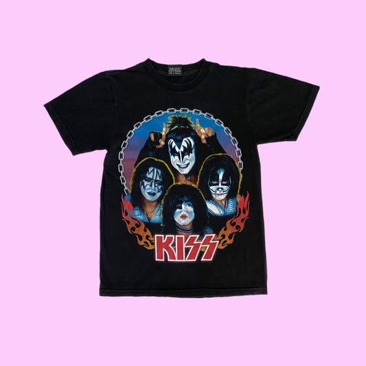 Vintage Kiss World Domination Tour T-Shirt - S