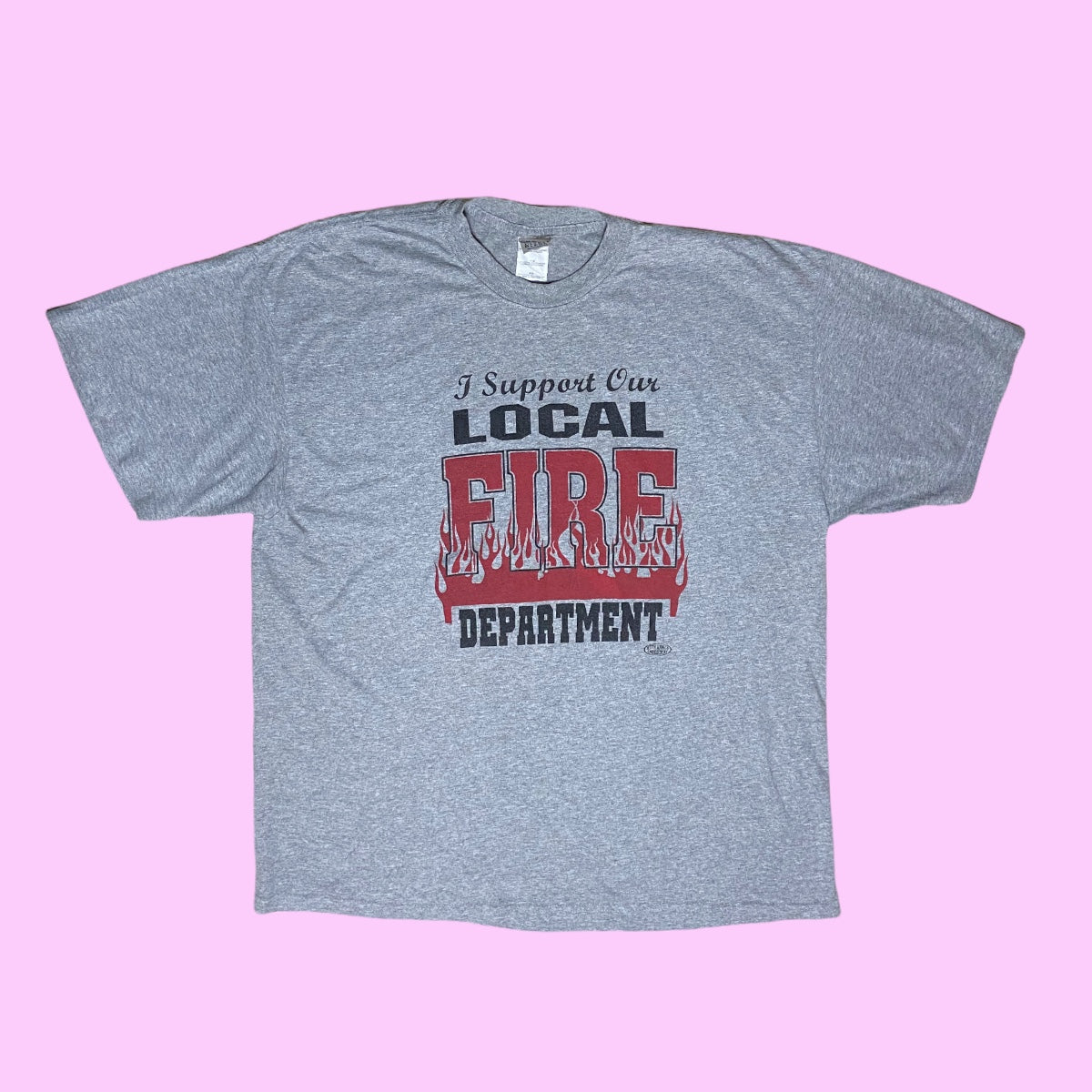 Vintage Local Fire Department T-Shirt - XXL