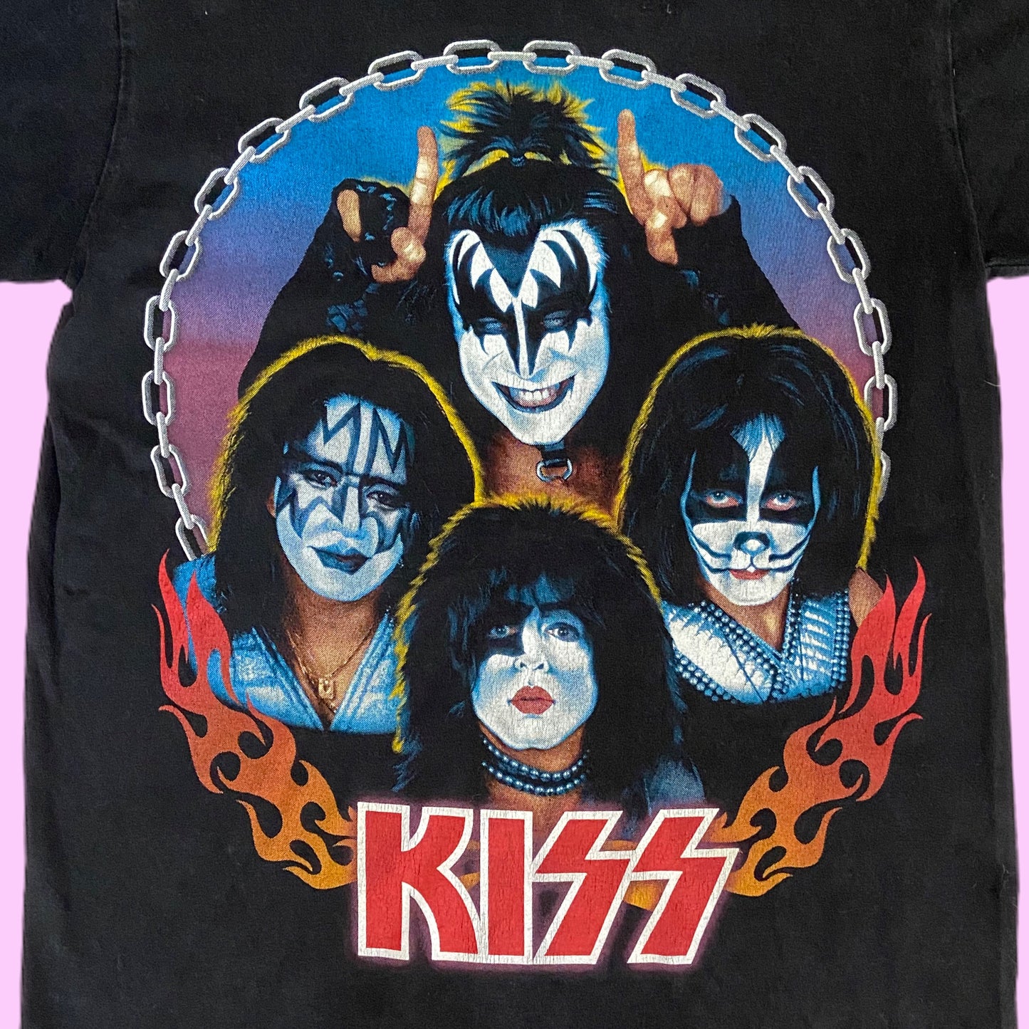 Vintage Kiss World Domination Tour T-Shirt - S