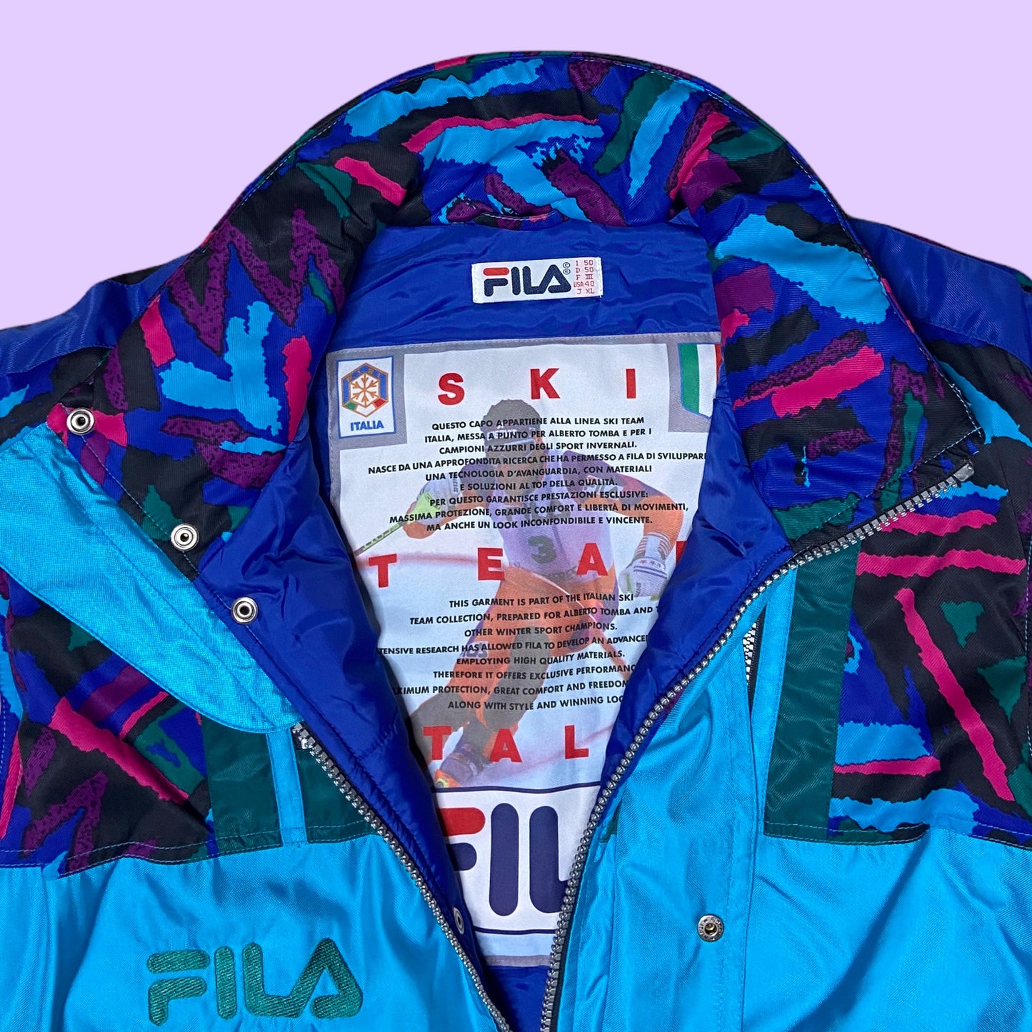 Vintage Fila Ski Italia Bodywarmer - XL